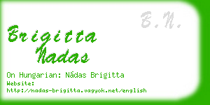 brigitta nadas business card